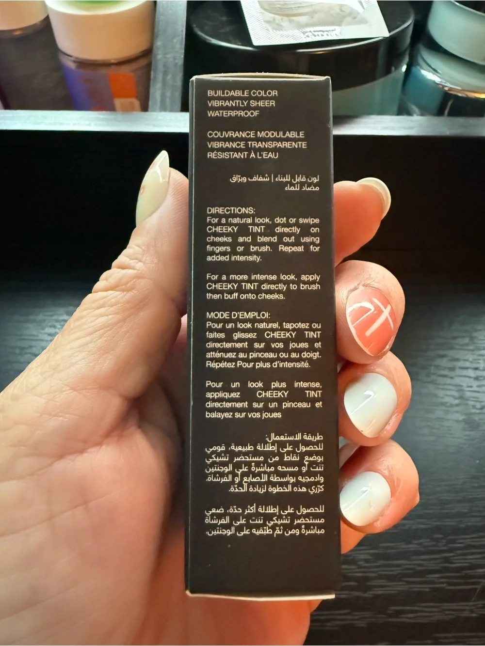 HUDA BEAUTY Cheeky Tint Blush Stick - Hot Pink Packaging